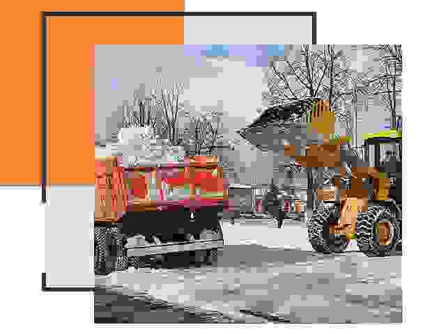 Вывоз снега в Магадане